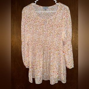 Flowy flower top
